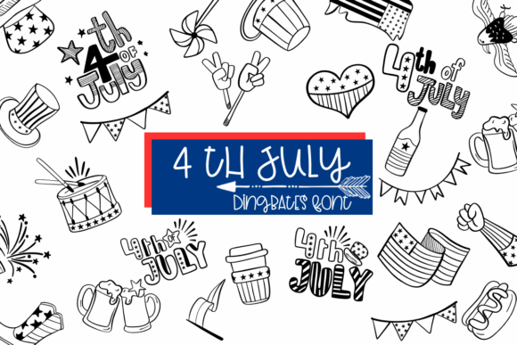 4th July Font: The Sketched Typeface for Handmade Charm
