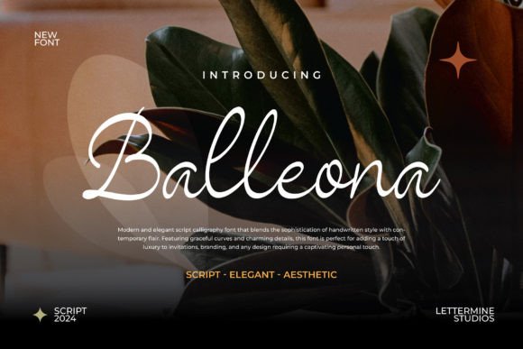 Balleona Font: The Elegant Script for Modern Designers