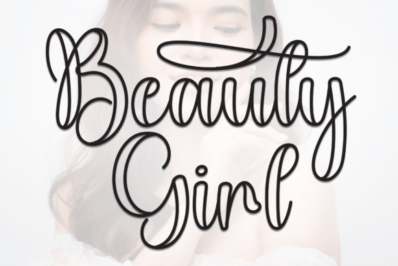 Beauty Girl Font: Elegance for Every Creative Project