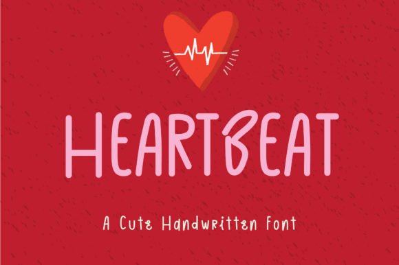 Heart Beat Font: A Sweet Handwritten Style for Every Project
