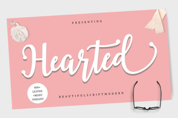 Hearted Script: A Modern Typeface for Authentic Connection