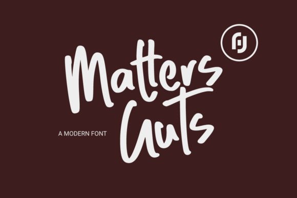 Matters Guts: The Font with Unapologetic Character