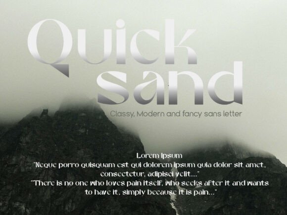 Quick Sand Font: Your New Secret Weapon for Standout Design