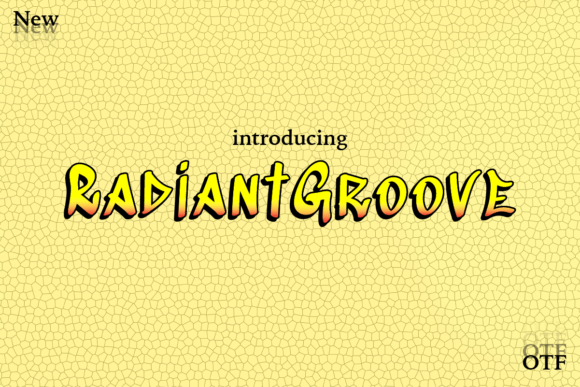 Radiant Groove: The Dynamic Display Font for Impactful Design