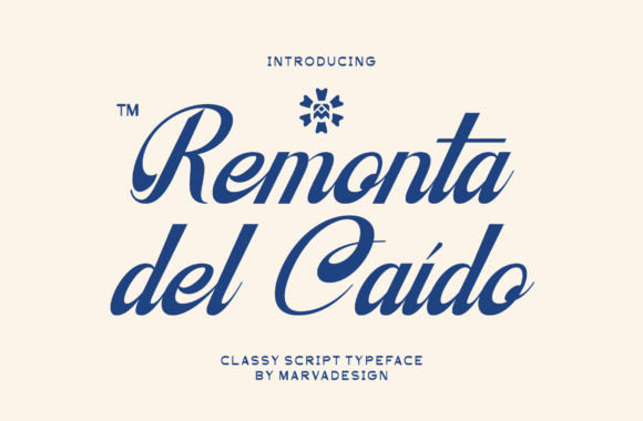 Remonta Del Caido Font: The Elegant Script for Modern Branding