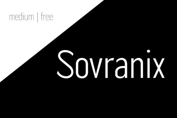Sovranix Medium Font: A Modern Typeface with Character