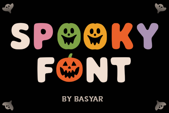 Spooky Font: A Charming Typeface for Festive Halloween Designs