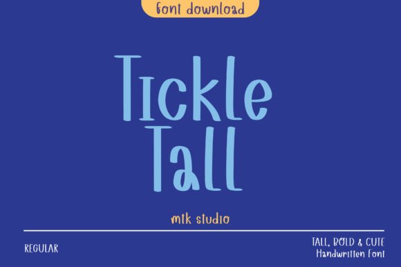 TickleTall Font: A Fresh Take on Digital Handwriting