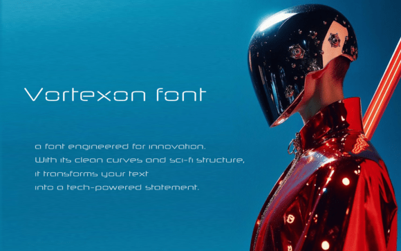 Vortexon Font: A Typeface for Tomorrow's Innovators