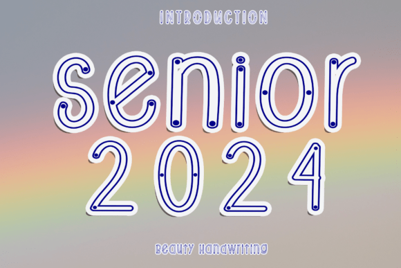 Why Senior 2024 Font is Your Go-To for Elegant Projects