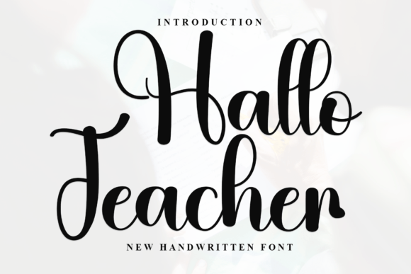 Why the Hallo Teacher Font Captures a Timeless, Handmade Vibe